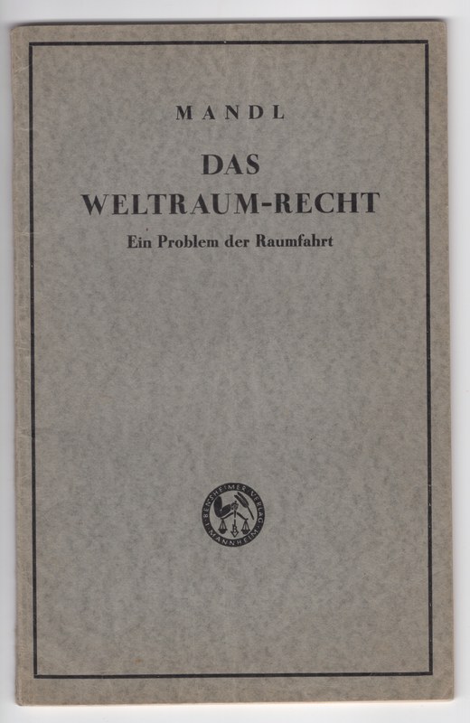 Cover of Das Weltraum-Recht.
