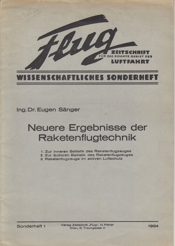 Cover of Neuere Ergebnisse Der Raketenflugtechnik FLUG.