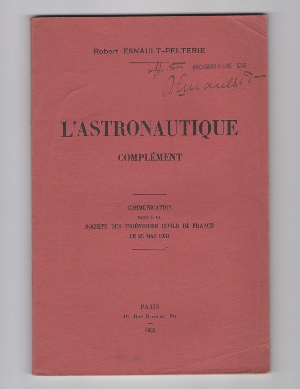 Cover of L’Astronautique (Complément).