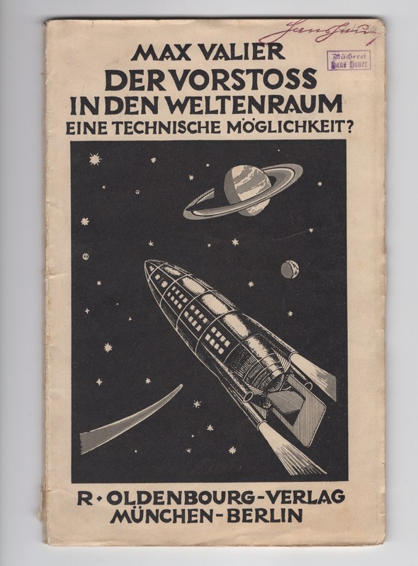 Cover of Der Vorstoß In Den Weltenraum.