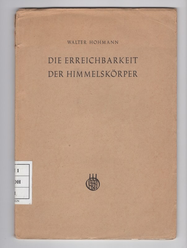 Cover of Die Erreichbarkeit Der Himmelskörper.