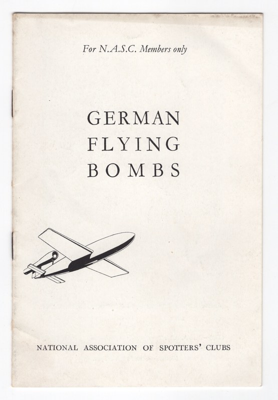 Cover of German Flying Bombs - Spotters Guide.