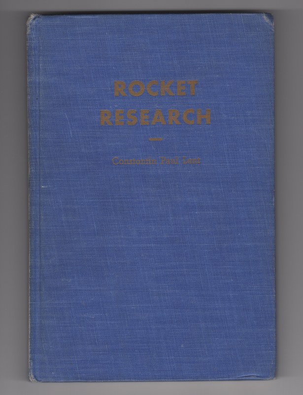 Cover of Rocket Research - History and Handbook.