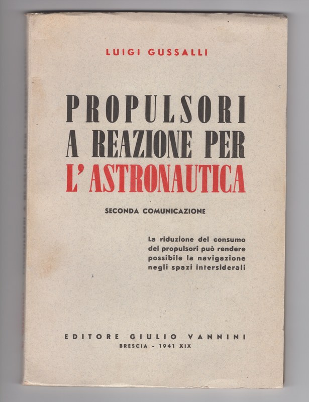 Cover of Propulsori A Reazione Per L'Astronautica, Seconda Comunicazione.
