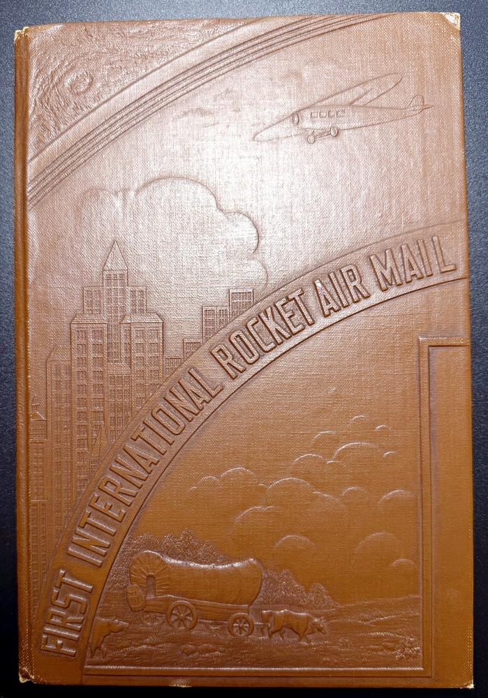Embossed cover of First International Rocket Air Mail Flight