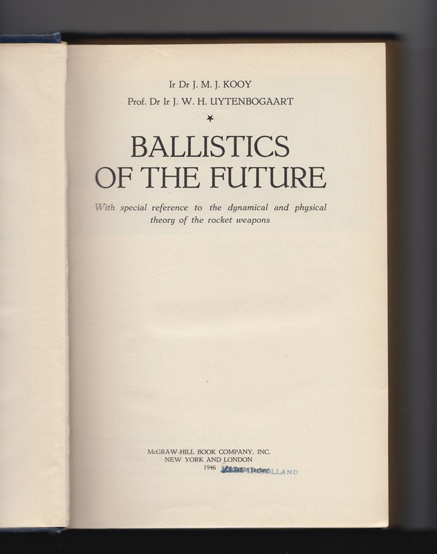Cover of Ballistics Of The Future.