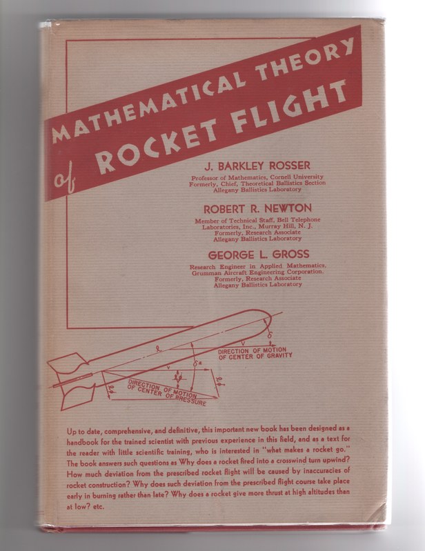 Cover of Mathematical Theory Of Rocket Flight.