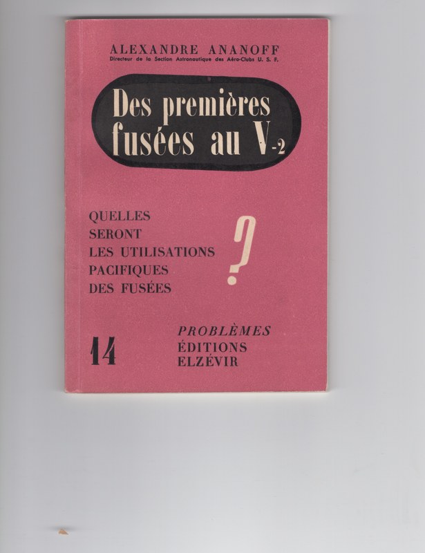 Cover of Des Premières Fusées au V-2.