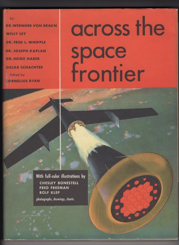 Cover of Across The Space Frontier.