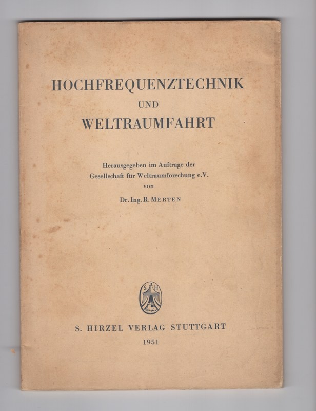 Cover of Hochfrequenztechnik Und Weltraumfahrt.