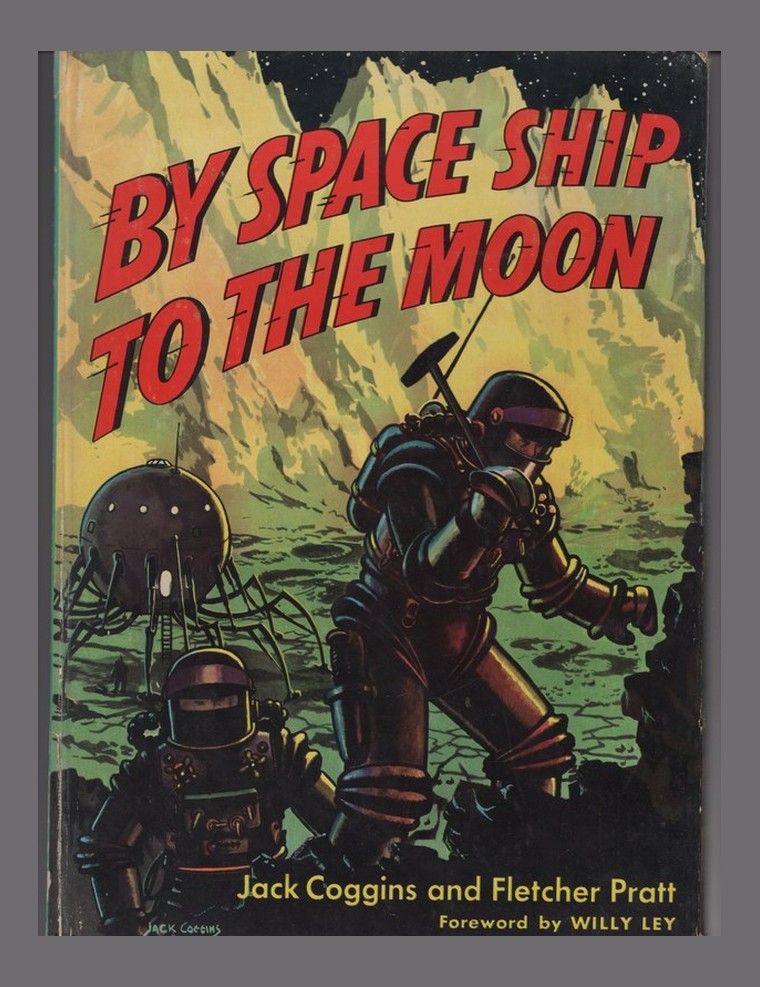 Cover of By Space Ship To The Moon.