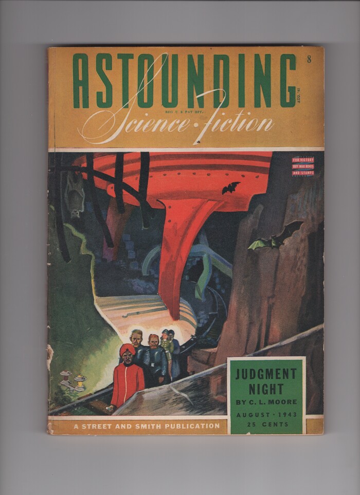 Cover of Astounding Science Fiction, August 1943