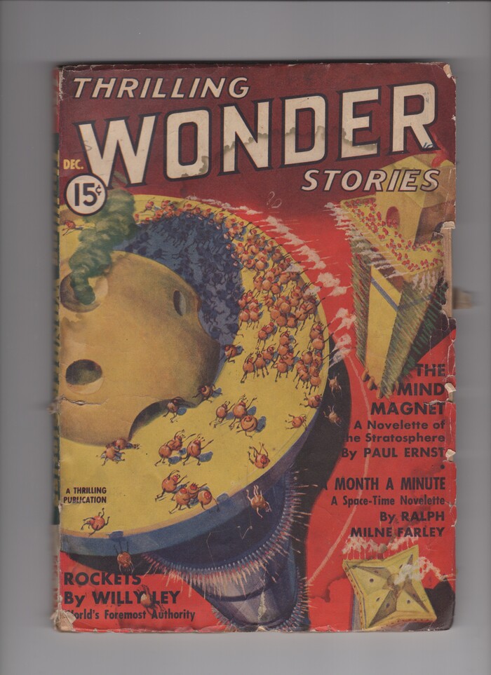 Cover of Thrilling Wonder Stories, December 1937