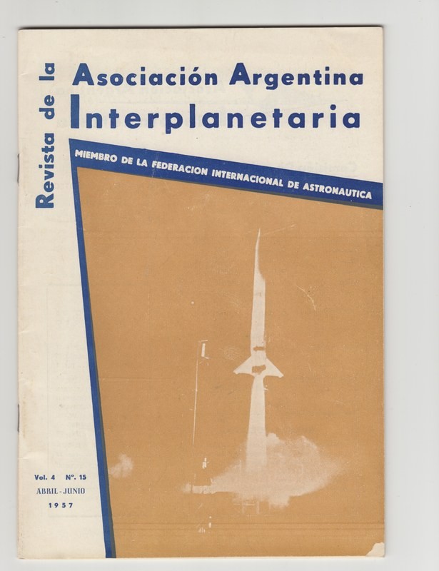 Cover of Revista de la Asociación Argentina Interplanetaria. Vol 4. No. 15.