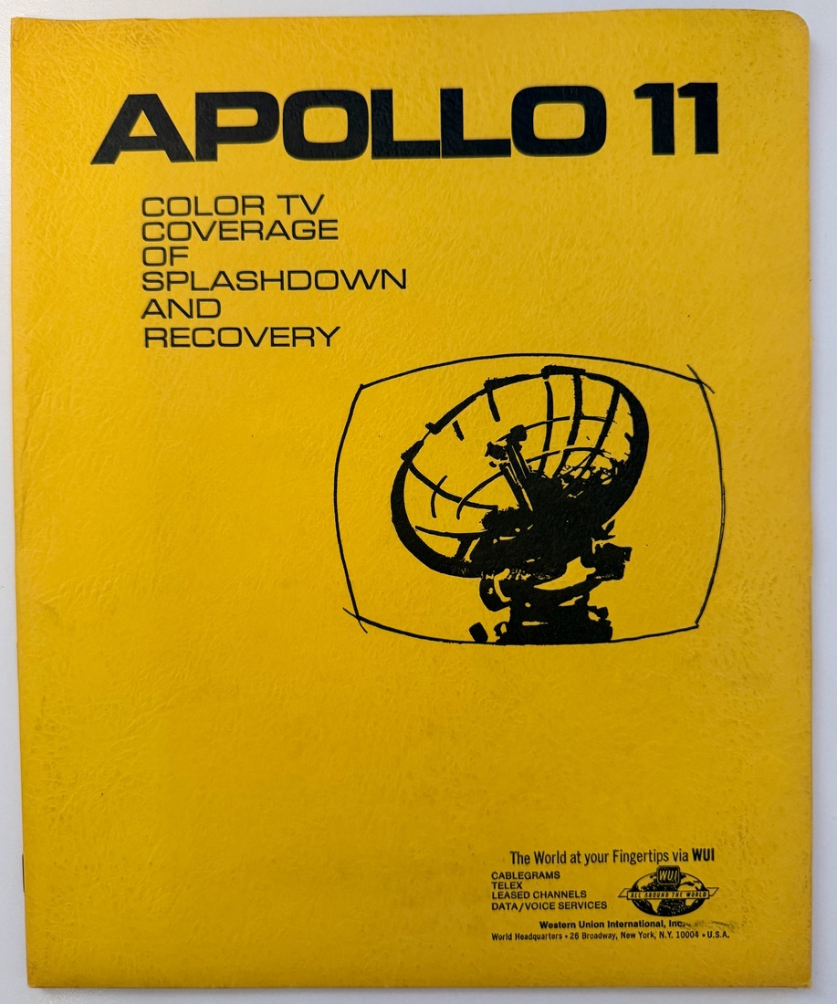 Apollo 11 — Color TV Coverage of Splashdown and Recovery, Western Union International, 1969