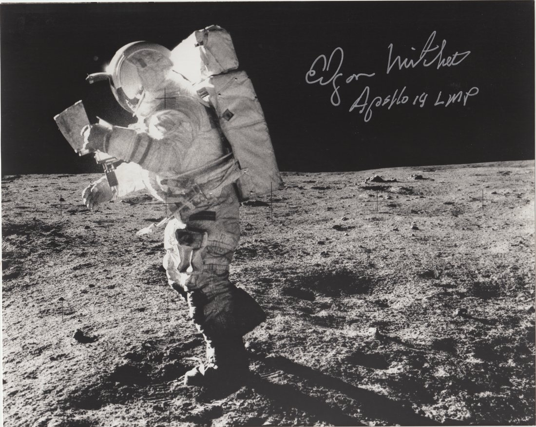 Apollo 14 EVA — Signed Edgar Mitchell