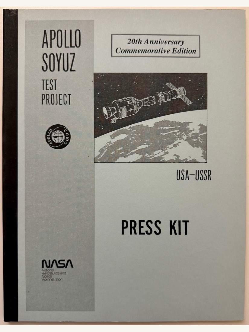 Apollo Soyuz Test Project Press Kit, 20th Anniversary Commemorative Edition, 1995