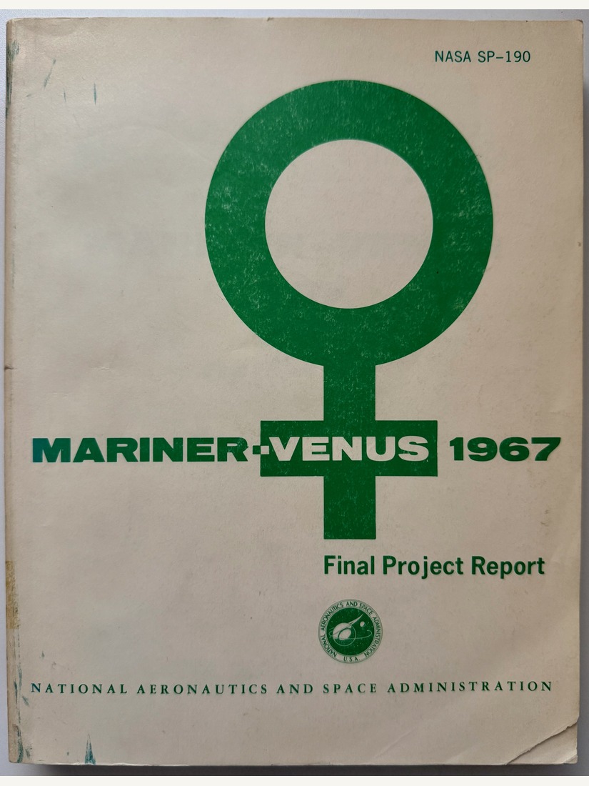 Mariner-Venus 1967: Final Project Report, NASA SP-190, 1971