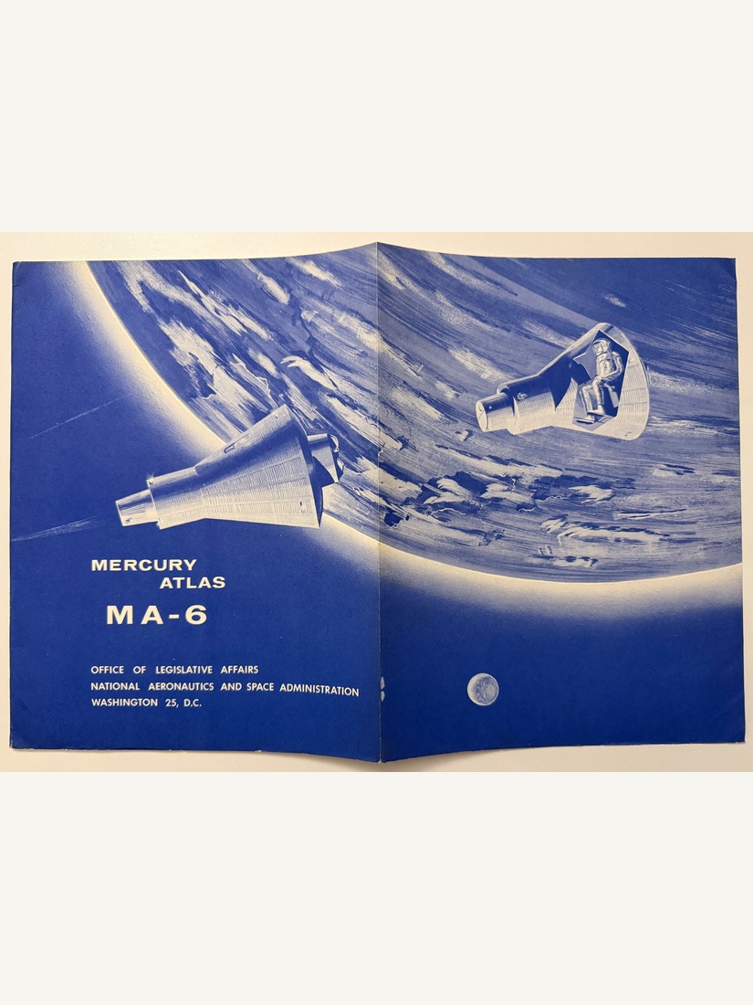 Mercury Atlas MA-6 briefing booklet, NASA Office of Legislative Affairs, January 1962