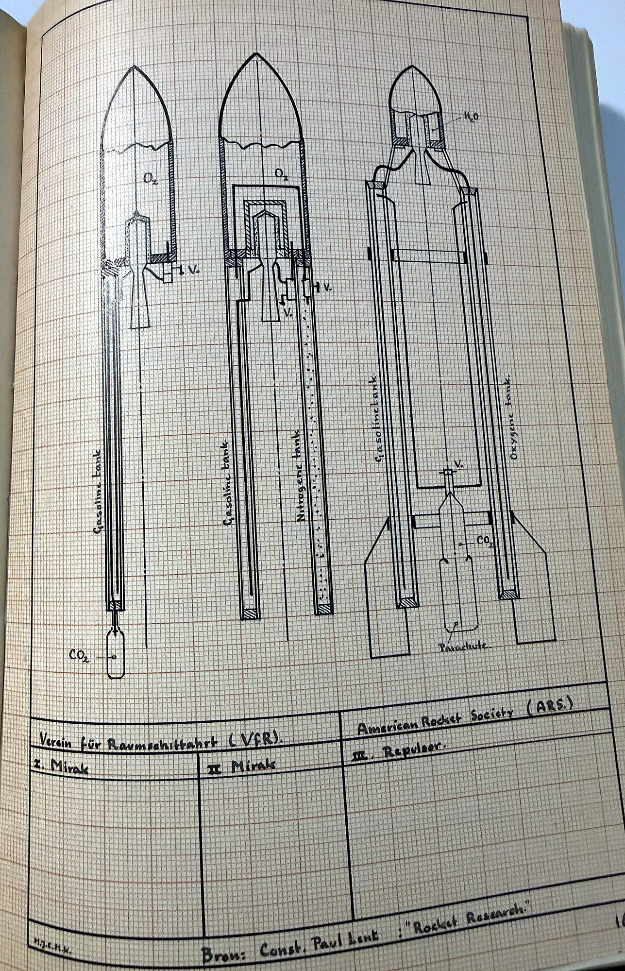 Owner's insert: VfR Mirak and ARS Repulsor schematics