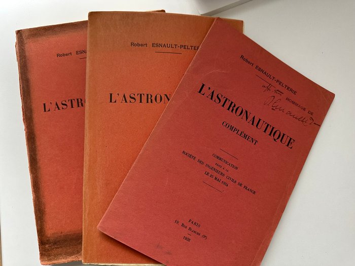 Three editions of L'Astronautique