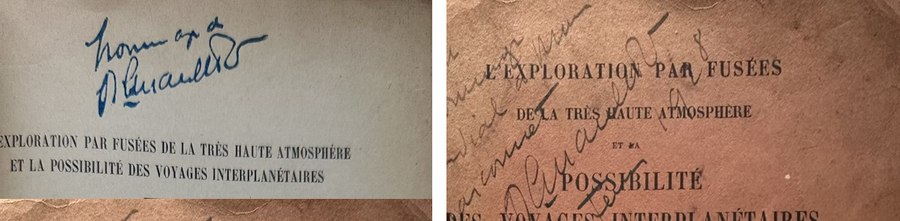 Two signed exemplars of L'Exploration Par Fus&eacute;es