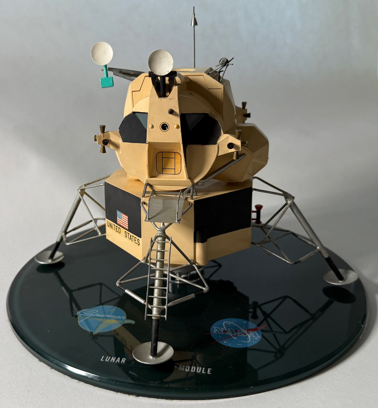 Lunar Module model, close front view